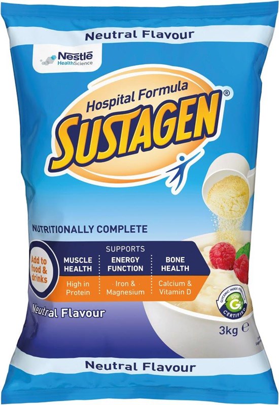 SUSTAGEN® Hospital Formula Neutral Flavour 3Kg - Ctn/2