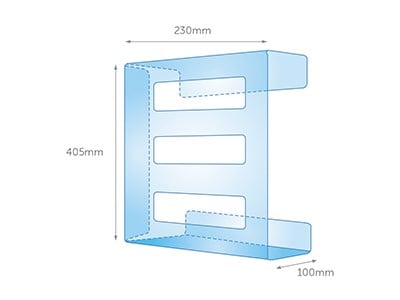 Pharmatex Glove Dispenser 3 Tier