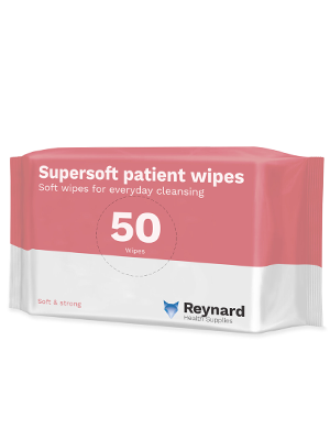 Super-Soft Disposable Patient Wipes - Pkt/50