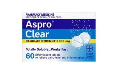 Aspro Clear 300mg Box/60