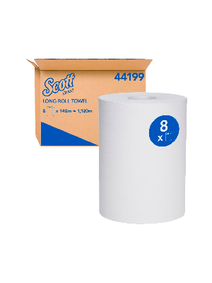 SCOTT® Long Roll Hand Towel 1ply 18cm - Ctn/8