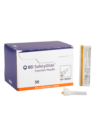 BD SafetyGlide™ Thin Wall Needle - Box/50