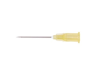 Terumo AGANI Hypodermic Needles  20G x 25mm (Yellow) - Box/100