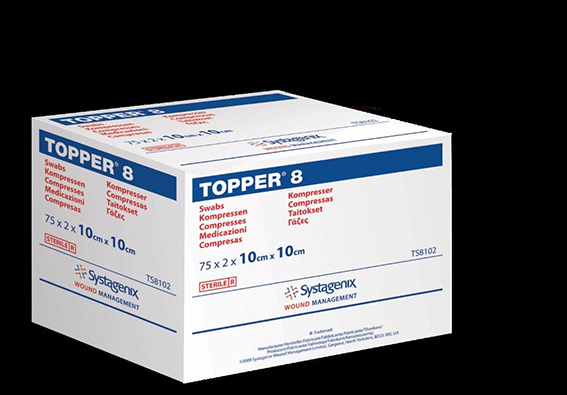 Topper 8 Non Woven Gauze 10 x 10cm Sterile 2 - SSS Australia - SSS  Australia Medical Supplies, Equipment & Consumables