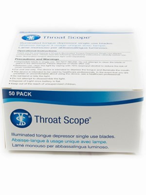 Throat Scope Single Use Blades - Box/50