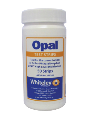 Opal® OPA Concentration Test Strips for Opal® Disinfectant - Bottle/50